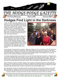 Hodge-Podge Gazette Cover